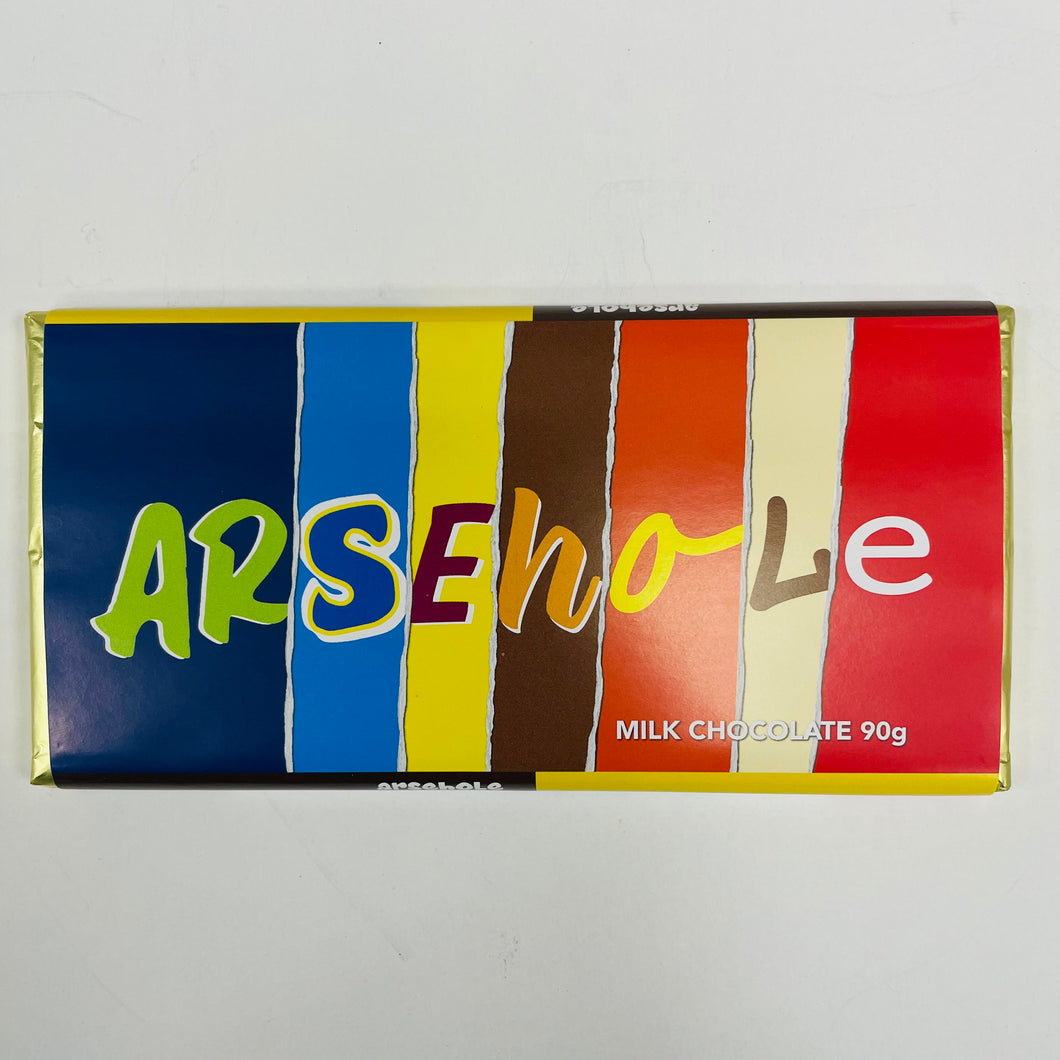 'Arsehole' Chocolate Bar