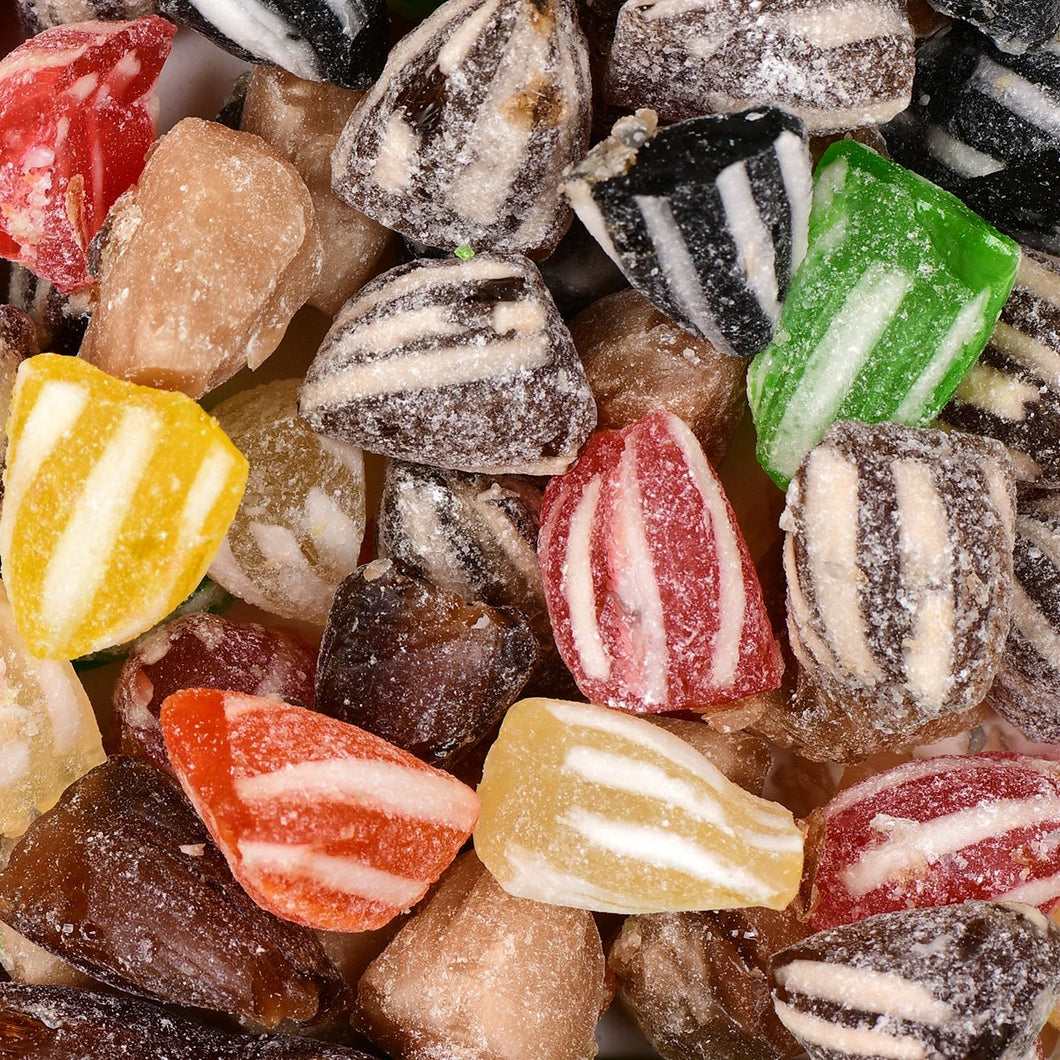 Assorted Humbugs, Boiled Sweets, Humbugs, Thornes, Toffee Smiths, Vegetarian, 