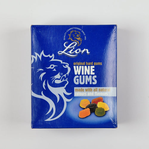 2kg Box of Lion's Wine Gums, Toffee Smiths, Lion's Originals, Wheat Free