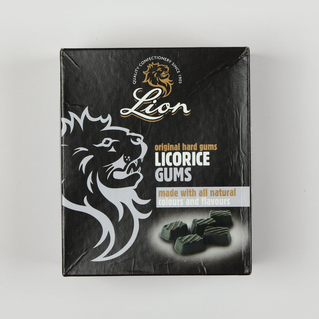 2kg Box of Lion's Licorice Gums, Toffee Smiths, Lion's Originals, Wheat Free