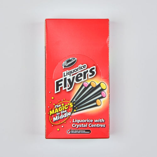 Box of Maxilin Liquorice Flyers, Toffee Smiths, Something Different, Vegetarian, 