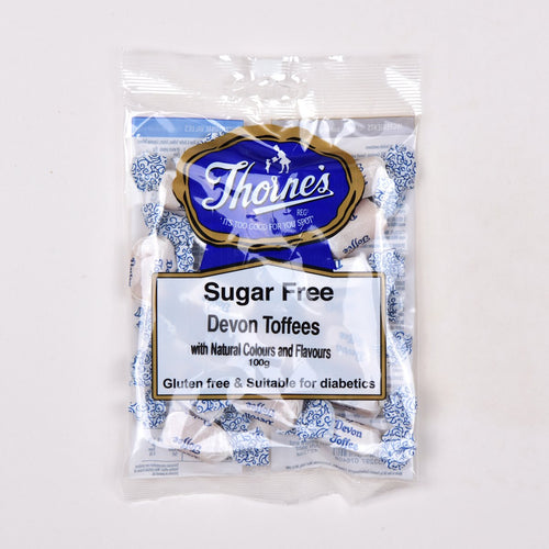 Devon Toffee, Sugar Free Sweets, Thornes, Toffee Smiths, 100gr, Gluten Free, Vegetarian