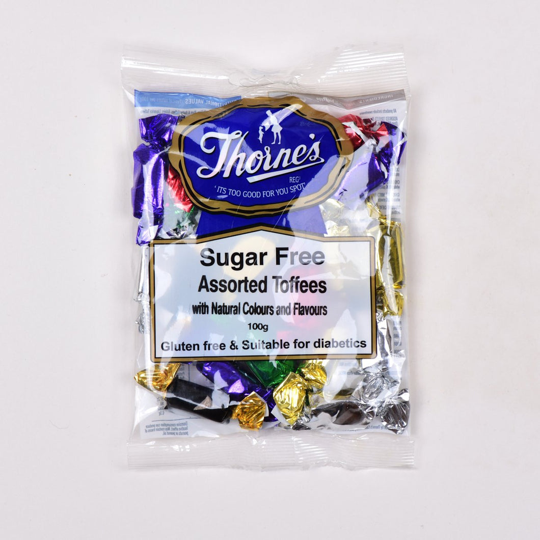 Assorted Toffees, Sugar Free Sweets, Thornes, Toffee Smiths, 100gr, Gluten Free, Vegetarian